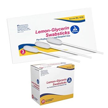Dynarex Lemon Glycerin Swabsticks