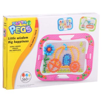 Colorful Platter Pegs Toy