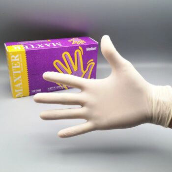 LATEX gloves powder free MAXTER